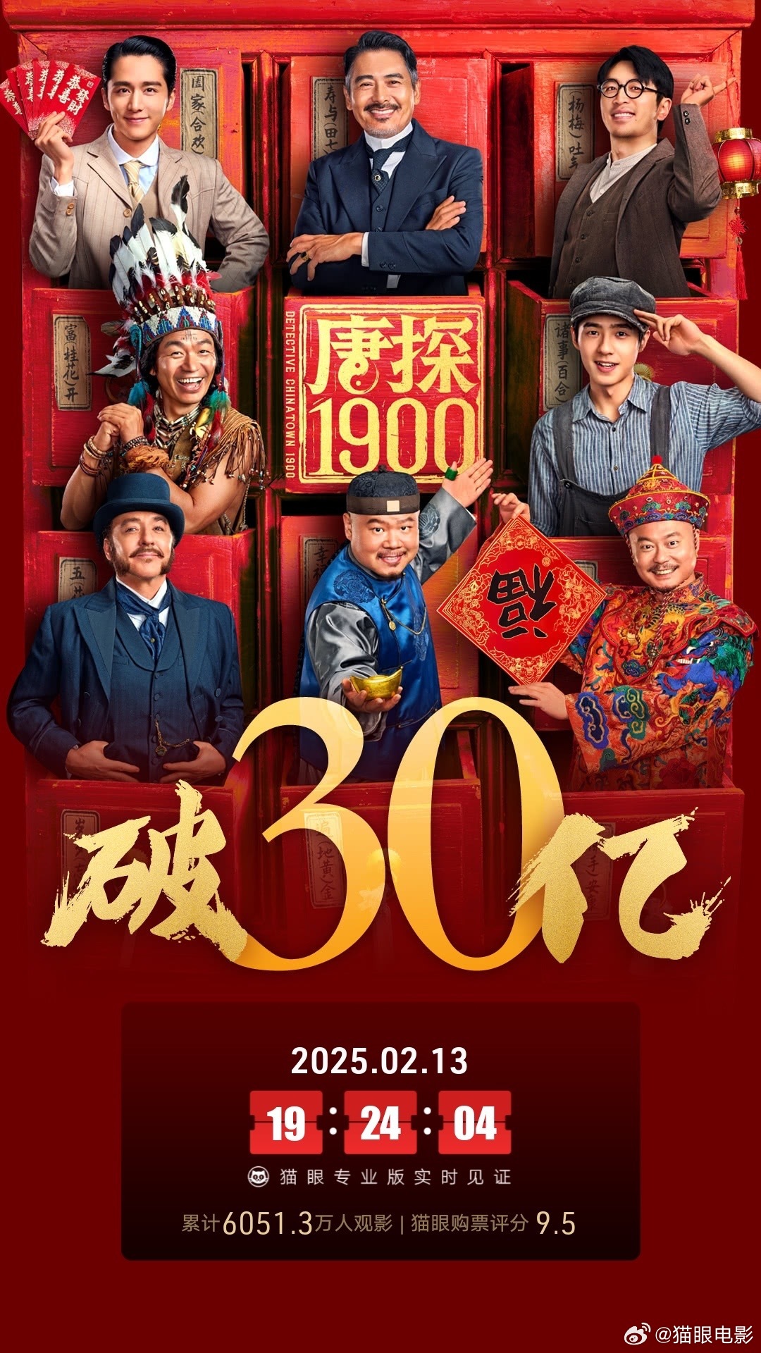 唐探1900票房狂揽超30亿，究竟是何原因引爆电影市场？深度解析！